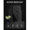 image:imageNORTHYARD Mens Hiking Cargo Shorts 9 Lightweight Outdoor Summer Shorts Quick Dry with 4 Pockets for Tactical Fishing TravelBlack