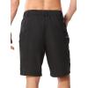 image:imageNORTHYARD Mens Hiking Cargo Shorts 9 Lightweight Outdoor Summer Shorts Quick Dry with 4 Pockets for Tactical Fishing TravelBlack