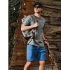 image:imageNORTHYARD Mens Hiking Cargo Shorts 9 Lightweight Outdoor Summer Shorts Quick Dry with 4 Pockets for Tactical Fishing TravelFederal Blue
