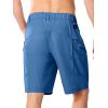 image:imageNORTHYARD Mens Hiking Cargo Shorts 9 Lightweight Outdoor Summer Shorts Quick Dry with 4 Pockets for Tactical Fishing TravelFederal Blue