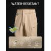 image:imageNORTHYARD Mens Hiking Cargo Shorts 9 Lightweight Outdoor Summer Shorts Quick Dry with 4 Pockets for Tactical Fishing TravelKhaki