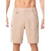 image:imageNORTHYARD Mens Hiking Cargo Shorts 9 Lightweight Outdoor Summer Shorts Quick Dry with 4 Pockets for Tactical Fishing TravelKhaki
