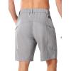 image:imageNORTHYARD Mens Hiking Cargo Shorts 9 Lightweight Outdoor Summer Shorts Quick Dry with 4 Pockets for Tactical Fishing TravelLight Grey