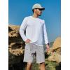 image:imageNORTHYARD Mens Hiking Cargo Shorts 9 Lightweight Outdoor Summer Shorts Quick Dry with 4 Pockets for Tactical Fishing TravelLight Grey