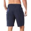 image:imageNORTHYARD Mens Hiking Cargo Shorts 9 Lightweight Outdoor Summer Shorts Quick Dry with 4 Pockets for Tactical Fishing TravelNavy
