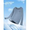 image:imageNORTHYARD Mens UPF 50 Sun Protection Shirts Long Sleeve Fishing Rash Guard UV SPF Outdoor Hiking Swimming TShirt Quick DryBlueheather