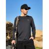 image:imageNORTHYARD Mens UPF 50 Sun Protection Shirts Long Sleeve Fishing Rash Guard UV SPF Outdoor Hiking Swimming TShirt Quick DryDarkgrey