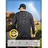 image:imageNORTHYARD Mens UPF 50 Sun Protection Shirts Long Sleeve Fishing Rash Guard UV SPF Outdoor Hiking Swimming TShirt Quick DryDarkgrey