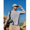 image:imageNORTHYARD Mens UPF 50 Sun Protection Shirts Long Sleeve Fishing Rash Guard UV SPF Outdoor Hiking Swimming TShirt Quick DryLightgrey