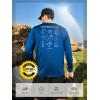 image:imageNORTHYARD Mens UPF 50 Sun Protection Shirts Long Sleeve Fishing Rash Guard UV SPF Outdoor Hiking Swimming TShirt Quick DryRoyalblue