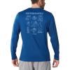 image:imageNORTHYARD Mens UPF 50 Sun Protection Shirts Long Sleeve Fishing Rash Guard UV SPF Outdoor Hiking Swimming TShirt Quick DryRoyalblue