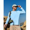 image:imageNORTHYARD Mens UPF 50 Sun Protection Shirts Long Sleeve Fishing Rash Guard UV SPF Outdoor Hiking Swimming TShirt Quick DrySkyblue