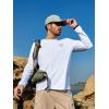 image:imageNORTHYARD Mens UPF 50 Sun Protection Shirts Long Sleeve Fishing Rash Guard UV SPF Outdoor Hiking Swimming TShirt Quick DryWhite