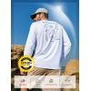 image:imageNORTHYARD Mens UPF 50 Sun Protection Shirts Long Sleeve Fishing Rash Guard UV SPF Outdoor Hiking Swimming TShirt Quick DryWhite