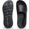 image:imageNORTHYARD Slippers for Women and Men Non Slip Quick Drying Shower Bathroom Pillow Slide Sandals Summer Comfort Beach ShoesBlack