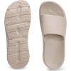 image:imageNORTHYARD Slippers for Women and Men Non Slip Quick Drying Shower Bathroom Pillow Slide Sandals Summer Comfort Beach ShoesKhaki