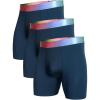 image:imageNORTHYARD Mens Athletic Underwear 3 Pack Breathable Activewear Undershorts Highperformance Boxer Briefs 4way StretchNavy