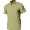 image:imageNORTHYARD Mens Golf Polo Shirt Short Sleeve Casual Work Activewear Performance T Shirts for Men Moisture Wicking Quick DryLight Green