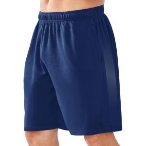 image:imageNORTHYARD Mens 10 Athletic Shorts Basketball Workout Gym Lightweight Quick Dry Shorts with Mesh amp Zip PocketsDarkblue