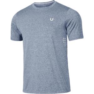 image:imageNORTHYARD Mens Athletic Running Shirts Short Sleeve Workout TShirts Quick Dry Lightweight Active Tee Gym Sports PerformanceBlueheather