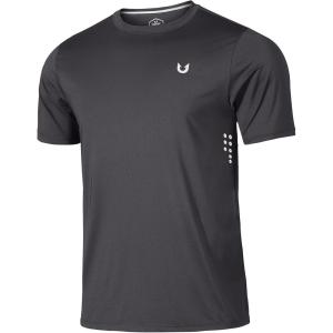 image:imageNORTHYARD Mens Athletic Running Shirts Short Sleeve Workout TShirts Quick Dry Lightweight Active Tee Gym Sports PerformanceDarkgrey