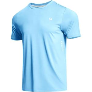 image:imageNORTHYARD Mens Athletic Running Shirts Short Sleeve Workout TShirts Quick Dry Lightweight Active Tee Gym Sports PerformanceSkyblue