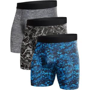 image:imageNORTHYARD Mens Athletic Underwear 3 Pack Breathable Activewear Undershorts Highperformance Boxer Briefs 4way StretchCamo