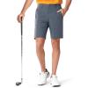 image:imageNORTHYARD Mens Golf Hybrid Shorts Stretch Work Dress Short 9 Lightweight Quick Dry Casual Summer Shorts with 6 PocketsCoolgrey