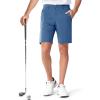 image:imageNORTHYARD Mens Golf Hybrid Shorts Stretch Work Dress Short 9 Lightweight Quick Dry Casual Summer Shorts with 6 PocketsFederalblue
