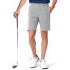 image:imageNORTHYARD Mens Golf Hybrid Shorts Stretch Work Dress Short 9 Lightweight Quick Dry Casual Summer Shorts with 6 PocketsLightgrey