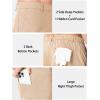 image:imageNORTHYARD Mens Golf Hybrid Shorts Stretch Work Dress Short 9 Lightweight Quick Dry Casual Summer Shorts with 6 PocketsLightkhaki