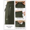 image:imageNORTHYARD Mens Joggers Athletic Workout Track Pants Running Gym Training Sweatpants with Zipper Pockets Open HemArmygreen