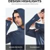 image:imageNORTHYARD Mens Sun Protection Shirt UPF 50 Hoodie Long Sleeve Fishing Swim Rash Guard Shirts UV SPF Lightweight RunningCoolgrey