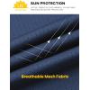 image:imageNORTHYARD Mens Sun Protection Shirt UPF 50 Hoodie Long Sleeve Fishing Swim Rash Guard Shirts UV SPF Lightweight RunningDarkblue