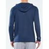 image:imageNORTHYARD Mens Sun Protection Shirt UPF 50 Hoodie Long Sleeve Fishing Swim Rash Guard Shirts UV SPF Lightweight RunningDarkblue