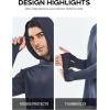 image:imageNORTHYARD Mens Sun Protection Shirt UPF 50 Hoodie Long Sleeve Fishing Swim Rash Guard Shirts UV SPF Lightweight RunningDarkgrey