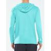 image:imageNORTHYARD Mens Sun Protection Shirt UPF 50 Hoodie Long Sleeve Fishing Swim Rash Guard Shirts UV SPF Lightweight RunningLightblue