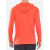 image:imageNORTHYARD Mens Sun Protection Shirt UPF 50 Hoodie Long Sleeve Fishing Swim Rash Guard Shirts UV SPF Lightweight RunningRed