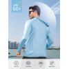 image:imageNORTHYARD Mens Sun Protection Shirt UPF 50 Hoodie Long Sleeve Fishing Swim Rash Guard Shirts UV SPF Lightweight RunningSkyblue