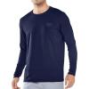 image:imageNORTHYARD Mens Swim Shirts Sun Protection Long Sleeve Beach Rash Guard UPF 50 SPF UV Fishing TShirt Quick Dry LightweightDarkblue