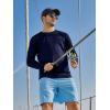 image:imageNORTHYARD Mens Swim Shirts Sun Protection Long Sleeve Beach Rash Guard UPF 50 SPF UV Fishing TShirt Quick Dry LightweightDarkblue