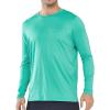 image:imageNORTHYARD Mens Swim Shirts Sun Protection Long Sleeve Beach Rash Guard UPF 50 SPF UV Fishing TShirt Quick Dry LightweightLakeblue