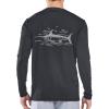 image:imageNORTHYARD Mens Swim Shirts Sun Protection Long Sleeve Beach Rash Guard UPF 50 SPF UV Fishing TShirt Quick Dry LightweightBlack
