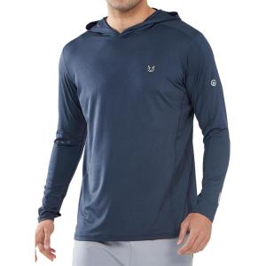 image:imageNORTHYARD Mens Sun Protection Shirt UPF 50 Hoodie Long Sleeve Fishing Swim Rash Guard Shirts UV SPF Lightweight RunningCoolgrey