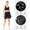 image:imageNORTHYARD Womens Athletic Hiking Shorts Quick Dry Active Running Lightweight Shorts for Gym Workout with 3 Zipper PocketsBlack