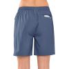 image:imageNORTHYARD Womens Athletic Hiking Shorts Quick Dry Active Running Lightweight Shorts for Gym Workout with 3 Zipper PocketsFederalblue