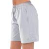 image:imageNORTHYARD Womens Athletic Hiking Shorts Quick Dry Active Running Lightweight Shorts for Gym Workout with 3 Zipper PocketsLightgrey