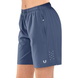 image:imageNORTHYARD Womens Athletic Hiking Shorts Quick Dry Active Running Lightweight Shorts for Gym Workout with 3 Zipper PocketsFederalblue