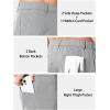 image:imageNORTHYARD Mens Golf Shorts 9 Work Dress Hybrid Short Lightweight Quick Dry Stretch Casual Summer Shorts with 6 PocketsLightgrey