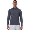 image:imageNORTHYARD Mens Quarter Zip Pullover Athletic Running 14 Zip Long Sleeve Pullovers Quick Dry Lightweight Tennis Gym ShirtsDarkgrey